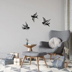 Set 3 Accesorii Decorative de Perete Mountain - 286, Metal
