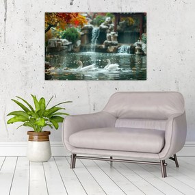 Tablou - iaz asiatic (90x60 cm)