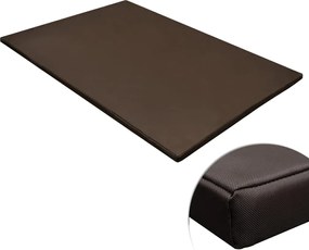 vidaXL Covor plat dreptunghiular pentru câini, maro, XL