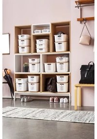 Coș de depozitare SmartStore Modern, alb, 37 x 28x 15 cm, 37 x 28 x 15 cm