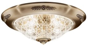 Plafoniera eleganta LUX realizata manual Crystal Glass - Giotto, 48cm