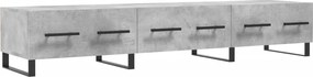 vidaXL Comodă TV, gri beton, 150x36x30 cm, lemn prelucrat