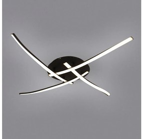 Brilagi - Plafonieră LED STRIPES, 32 W, 230 V, neagră