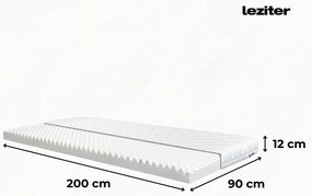 Saltea din spumă DreamX 90x200x12