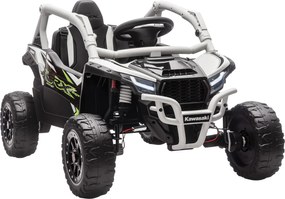 AIYAPLAY Vehicul off-road electric 12V pentru copii, telecomandă, lumini LED, muzică, claxon, pentru copii de 3-8 ani, gri | Aosom Romania