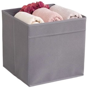 Cutie de depozitare gri din material textil 30x30x30 cm – Mioli Decor