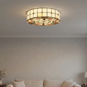 BRILAGI - Plafonieră Tiffany cu vitralii MIRABELLA 2xE27/60W/230V Ø 40 cm