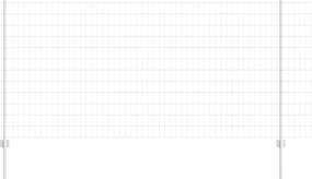 vidaXL Gard cu Stâlp Argintiu 1,2 x 25 m Oțel