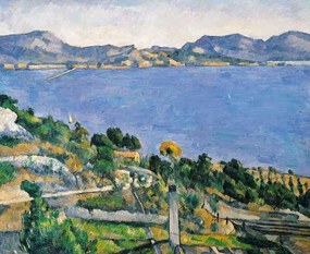 Reproducere L'Estaque, View of the Bay of Marseilles, Paul Cezanne