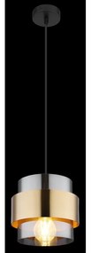 Pendul design modern MILLEY negru, auriu