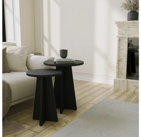 Set 2 buc măsuțe de cafea Madeline 3 (Negru). 1089600