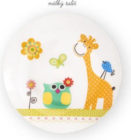 Set 3 articole veselă din porțelan pentru copii Orion Žirafa