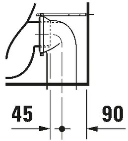 Duravit 21150900002 - Vas WC pe pardoseală D-CODE ceramică/alb lucios