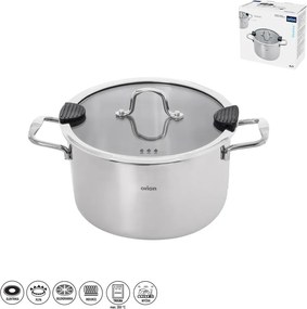 Cratiță cu capac din oțel inoxidabil 6,2 l Venice – Orion