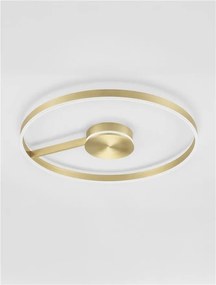 Lustra circulara aluminiu bronz LED CCT SIENA 80cm