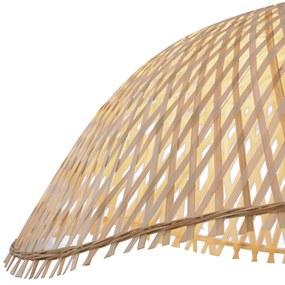 Lampă pandantiv Boemă neagră cu bambus - Lily