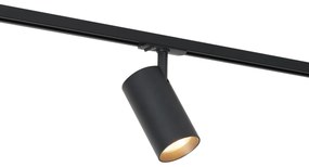 Spot modern negru pentru sistem de șină monofazat, inclusiv LED - Iconic Mark