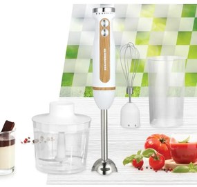 Heinner HB-DC600WH - Mixer vertical 600 W / 230 V alb/maro