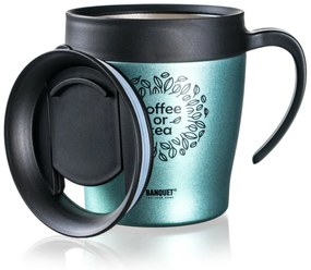 Banquet Cană termică de călătorie TAZZA 330 ml,verde-gri
