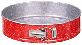 Tava cu fund detasabil Oliver Voltz OV51223RB18, 18x6.8cm, Finisaj marmura, Rosu