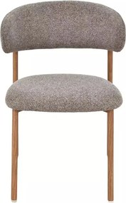 Scaun tapițat Elton II 256 cappuccino / stejar