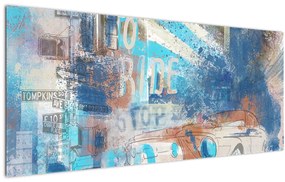 Tablou - Născut să călătorească (120x50 cm)