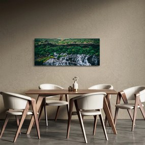 Tablou cu cascade în natură (120x50 cm)