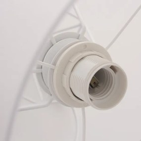 Lampa de masa BASKET 1xE27/60W/230V alb