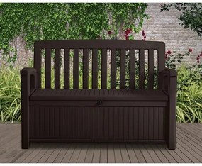 Bancă Patio Bench maro, 139 x 63,5 x 88 cm
