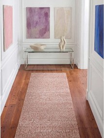 Covor tip traversă roz prăfuit țesut manual din material bouclé 80x200 cm Notting Hill Portobello – Ted Baker