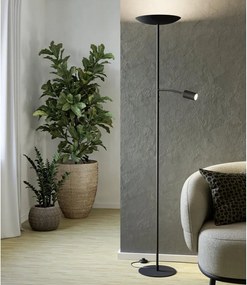 Eglo CONIVARINO 901977 - Lampă de podea LED cu dimmer, LED/26,5W/230V +LED/4W, neagră