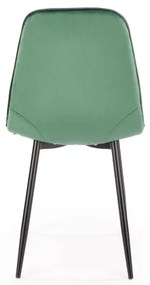 Scaun de masă KINDREL, 1 buc., verde închis
