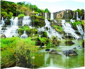 Paravan - Cascade cu plante (210x170 cm)