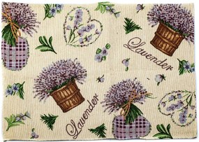 Napron Lavandă, bej, 48 x 33 cm