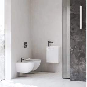 Ravak X070458 - Baterie pentru lavoar CHROME 17,7 cm neagră