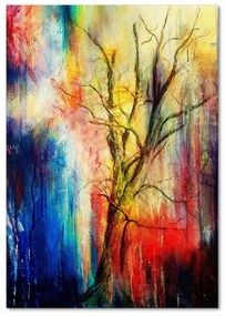 Fotografie imprimată pe sticlă copac abstract