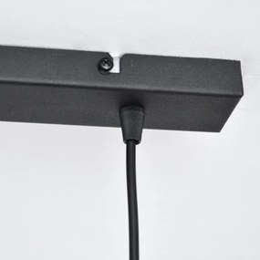 LED Lustră pe cablu VOLTA 2xE27/15W/230V neagră/aurie