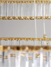 Lustra LED suspendata cristal design elegant AURELIA 92W