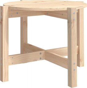 vidaXL Măsuță de cafea, Ø 62,5x45 cm, lemn masiv de pin