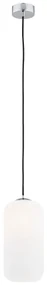 Pendul sticla design decorativ KALIMERA 14cm alb opal