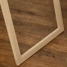 HOMCOM Oglindă rectangulară de podea pentru vestiar, living, baie, hol 40 x 47 x 147 cm natural | Aosom Romania