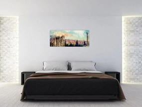 Tablou - Acropole, Atena, Grecia (120x50 cm)