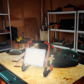 Solight WM-50W-FEQ - Proiector LED cu trepied LED/50W/230V 4000K IP65