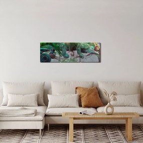 Tablou - Cameleon (cu ceas) (90x30 cm)