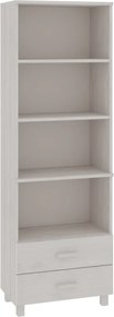 vidaXL Dulap înalt „HAMAR”, alb, 60x35x180 cm, lemn masiv de pin
