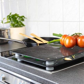 Protecții de aragaz 2 buc. din sticlă temperată 52x30 cm Rosemary - Maximex