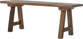 Bancă de grădină în culoare naturală din lemn masiv Brosse – Bloomingville