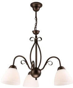 Lustră pe lanț ADELLE 3xE27/60W/230V