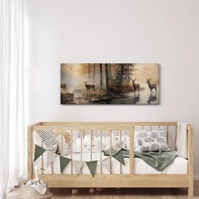 Tablou - Vintage pictura wildlife (120x50 cm)