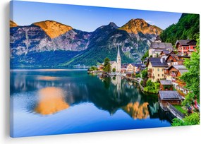 Tablou - Sat alpin (90x60 cm)